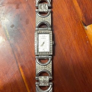 Fossil Watch Lots Of Bling Needs Battery